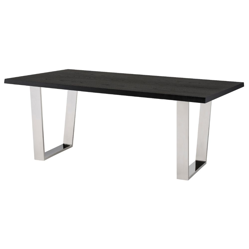 Nuevo HGNA629 VERSAILLES DINING TABLE in ONYX